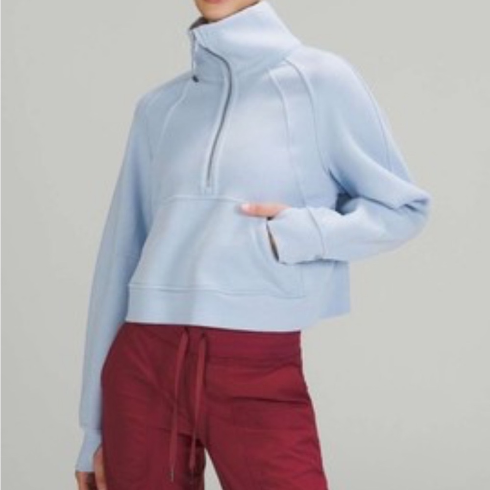 Light Blue scuba funnel neck